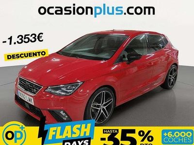 Usado Seat Ibiza FR 110 CV (80 kW) 2021 Rojo Utilitario