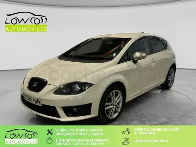 Używany Seat Leon FR 125 KM (91 kW) 2012 Biały Sedan/Limuzyna