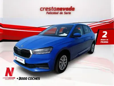 Käytetty Skoda Fabia Ambition 95 HP (69 kW) 2023 Sininen Viistoperä