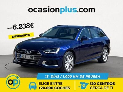 Azul Usado 2021 Audi A4 Advanced Plus Familiar | 26.650 € (Precio justo)