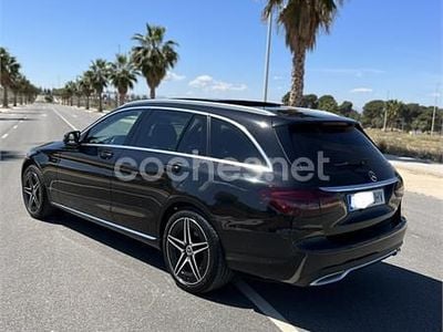Usado Mercedes C220 Exclusive 170 CV (125 kW) 2015 Negro Familiar