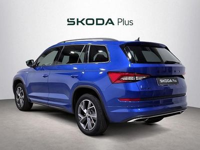 Azul Usado 2021 Skoda Kodiaq SportLine SUV | 29.540 € (Precio justo)