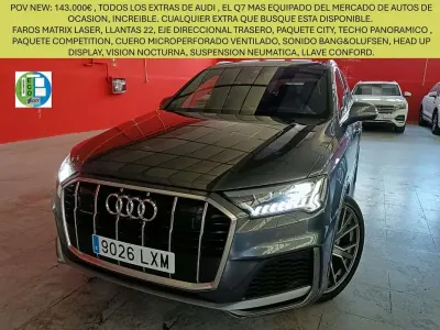 Usado Audi Q7 S-line plus 286 CV (210 kW) 2022 Gris SUV