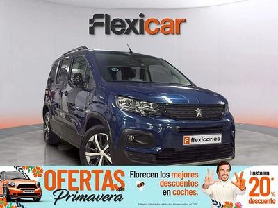 Usado Peugeot Rifter GT 130 CV (95 kW) 2021 Azul Monovolumen