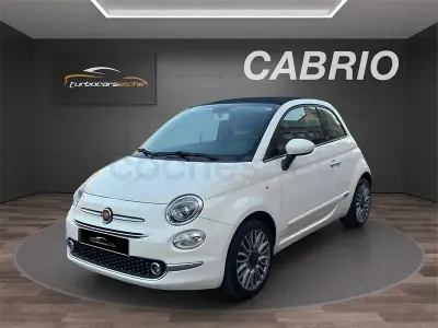 Usado Fiat 500C Lounge 69 CV (50 kW) 2016 Blanco Descapotable