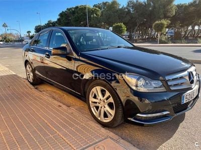 Usado Mercedes C180 Avantgarde 120 CV (88 kW) 2011 Negro Berlina