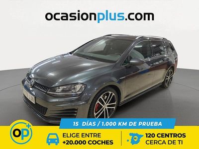 Usado VW Golf VII GTD 184 CV (135 kW) 2015 Gris Familiar