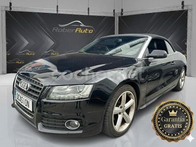 Negro Usado 2010 Audi A5 Cabriolet S-Line Descapotable | 11.599 € (Buen precio)