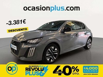 Usado Peugeot 208 Allure 100 CV (73 kW) 2025 Gris Utilitario