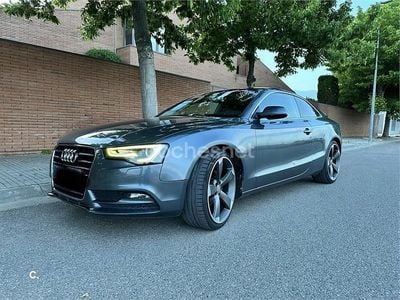 Usado Audi A5 163 CV (119 kW) 2014 Azul Coupe