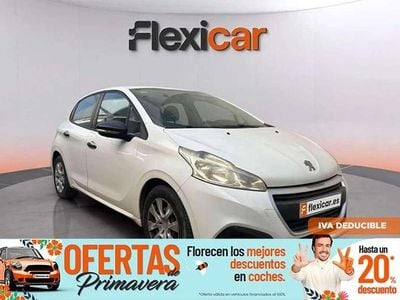 Usado Peugeot 208 Access 75 CV (55 kW) 2016 Blanco Utilitario
