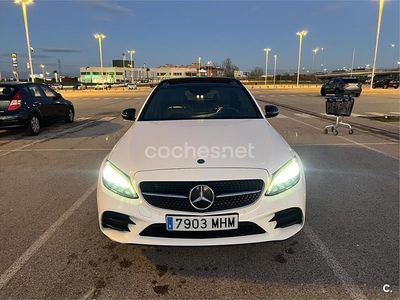 Usado Mercedes C300e 306 CV (225 kW) 2020 Blanco Familiar