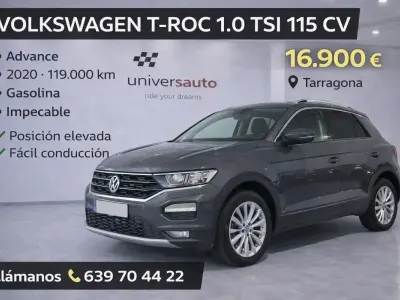 Usado VW T-Roc Advance 116 CV (85 kW) 2020 Gris SUV