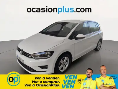 Usado VW Golf Sportsvan Advance 110 CV (80 kW) 2014 Blanco Monovolumen
