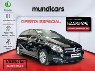 Usado Mercedes B180 Style 110 CV (80 kW) 2016 Negro Utilitario
