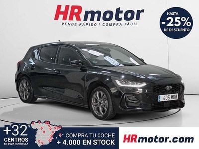 Usado Ford Focus ST-Line 125 CV (91 kW) 2023 Negro Berlina