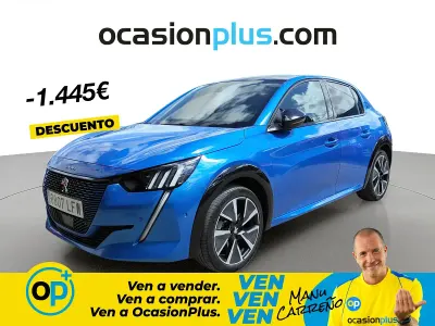 Begagnad Peugeot e-208 GTi 100 kW (136 HK) 2020 Blå Halvkombi
