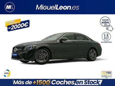 Negro Usado 2021 Mercedes C200 Berlina | 33.985 € (Un poco caro)