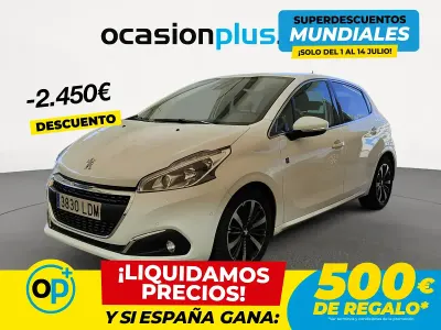 Usado Peugeot 208 99 CV (72 kW) 2019 Blanco Utilitario