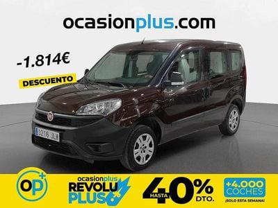 Usado Fiat Doblò Pop 90 CV (66 kW) 2016 Marrón Monovolumen