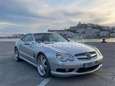 Usado Mercedes SL55 AMG AMG 476 CV (350 kW) 2003 Gris / plata Descapotable