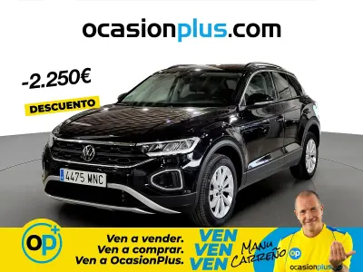 Usado VW T-Roc Life 150 CV (110 kW) 2024 Negro SUV