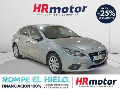 Usado Mazda 3 Luxury 105 CV (77 kW) 2016 Gris / plata Berlina
