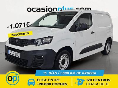 Usado Peugeot Partner Premium 98 CV (72 kW) 2021 Blanco Monovolumen