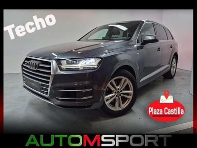 Usado Audi Q7 Design 272 CV (200 kW) 2015 Gris / plata SUV