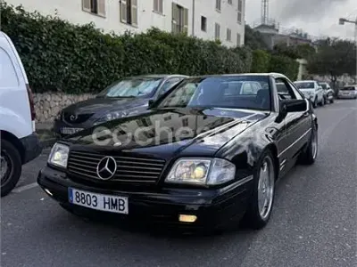 Usado Mercedes SL500 320 CV (235 kW) 1995 Negro Descapotable