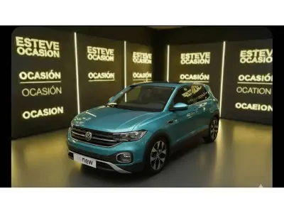 Usado VW T-Cross Advance 110 CV (80 kW) 2023 Verde SUV