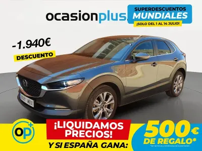 Usado Mazda CX-30 122 CV (89 kW) 2022 Gris SUV