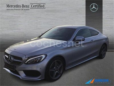 Usado Mercedes C220 AMG line 170 CV (125 kW) 2016 Gris / plata Coupe