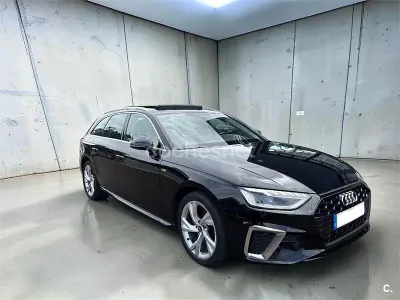 Usado Audi A4 S-Line 163 CV (119 kW) 2021 Negro Familiar