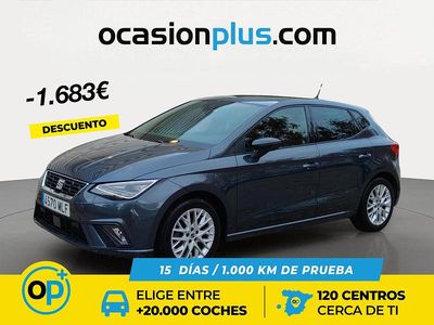Usado Seat Ibiza FR 110 CV (80 kW) 2023 Gris Berlina