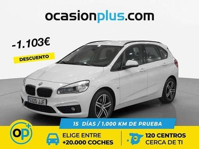 Blanco Usado 2015 BMW 218 Active Tourer Monovolumen | 13.797 € (Precio justo)