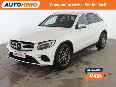 Usado Mercedes GLC250 AMG line 211 CV (155 kW) 2019 Blanco SUV
