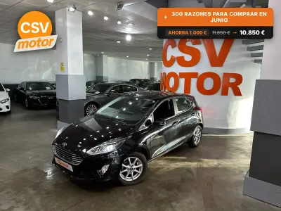 Usado Ford Fiesta Titanium 101 CV (74 kW) 2021 Negro Utilitario