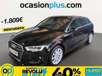 Usado Audi A3 Sportback Design 116 CV (85 kW) 2018 Negro Utilitario