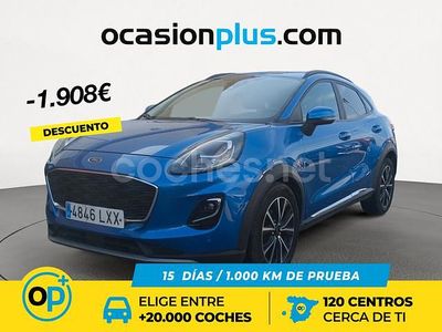 Azul Usado 2022 Ford Puma Titanium SUV | 15.490 € (Precio justo)