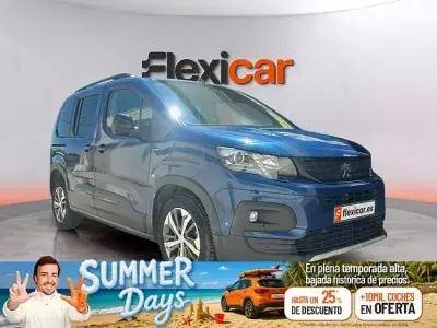 Usado Peugeot Rifter GT-line 130 CV (95 kW) 2018 Azul Monovolumen