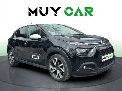 Usado Citroën C3 Feel 102 CV (75 kW) 2022 Negro Utilitario