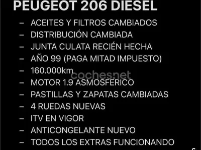 Usado Peugeot 206