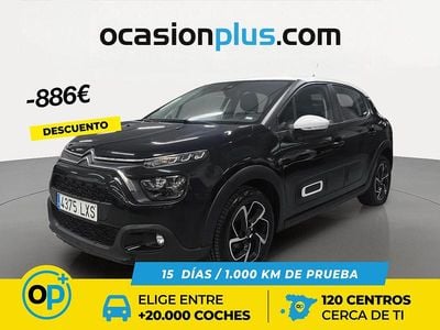 Usado Citroën C3 Feel 83 CV (61 kW) 2022 Negro Utilitario