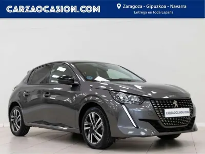 Usado Peugeot 208 Allure 99 CV (72 kW) 2022 Gris Utilitario