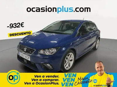 Usado Seat Ibiza FR 115 CV (84 kW) 2017 Azul Berlina