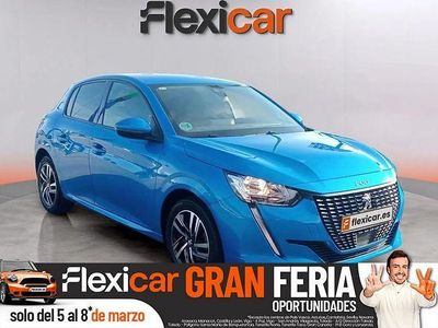 Usado Peugeot 208 Allure 100 CV (73 kW) 2020 Azul Utilitario