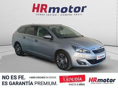 Usado Peugeot 308 Allure 131 CV (96 kW) 2017 Gris Berlina