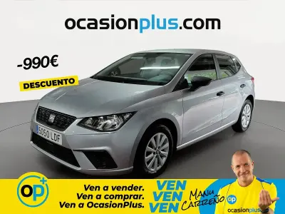 Usado Seat Ibiza Reference 95 HP (69 kW) 2019 Cinzento Citadino