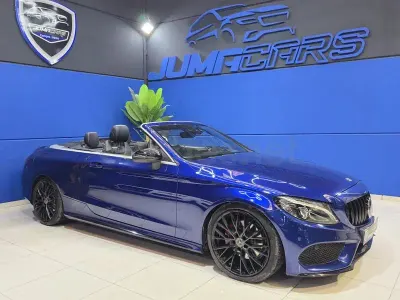 Usado Mercedes C220 170 CV (125 kW) 2018 Azul Descapotable